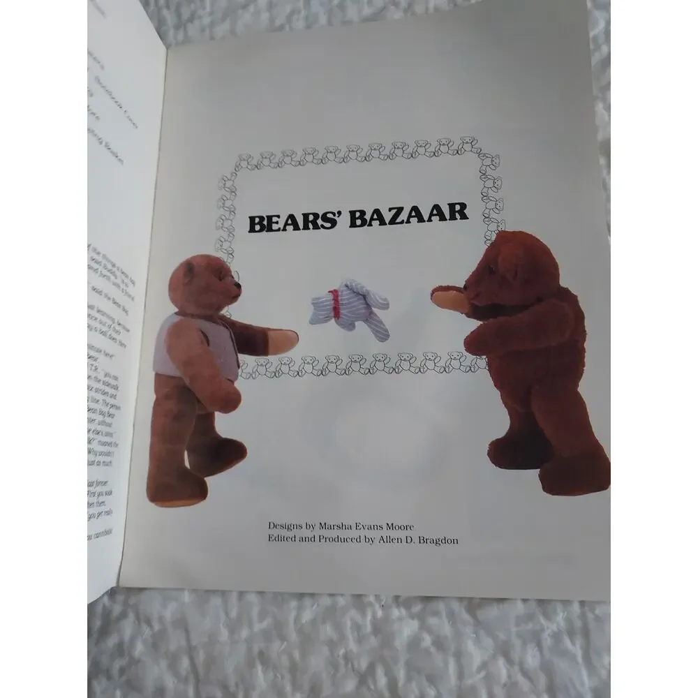 Vintage teddy bear patterns 2 books LOT Bears of Different Cut AND Bears Bazaar